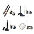 Miniatyrbillede 3 af 5: 3000Mbps WiFi 6 til Intel AX200 PCIe trådløs netværksadapter Dual-Band 2,4G/5Ghz AX200NGW BT5.1 til Windows10 stationær PC null - Med 10DB antenne