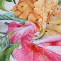 Miniatyrbillede 3 af 5: Rund strandhåndklæde Flamingo Print Mikrofiber Dekorative Kvaster Bærbar Picnic Tæppe Dug