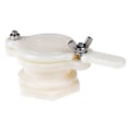 Miniatyrbilde 1 av 5: Plast Honey Gate Valve Honey Extractor Flow Port Trädgårdsarbete Be White One Size