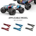 Miniatyrbillede 2 af 5: Aluminiumlegeringsforbedret forreste øvre ophængsarm til 1/16 MJX Red