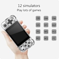 Pikkukuva 3 / 11: Retro Käsikonsoli 3.0 Tuuman IPS-Näyttö 16 Gt Dual Open Source -Järjestelmä Kannettava Tasku Mini Videopelit Konsoli Sininen