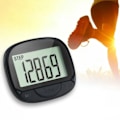 Miniatyrbillede 5 af 5: Multifunktionel skridttæller 3D skridttæller Klemme Fitness Tracker Sporer trin/gåafstand/kalorier Bærbar fitness med urfunktion