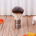 Miniatyrbilde 5 av 5: Syntetisk grevlinghår Silvertip barberkost med komfortgrepp Barber Tool