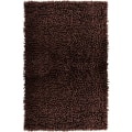 Miniatyrbilde 1 av 4: Badmatte Chenille mørkebrun, fluffy badmatte (50 x 80 cm) coffee