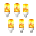 Pikkukuva 1 / 5: Led-liekkiefektilamppu E26-e27-kanta 4 tilaa