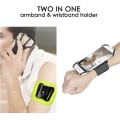 Miniatyrbillede 4 af 5: 2-i-1 Armbånd Telefonholder, Aftagelig Løbetelefonholder Grøn