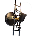 Miniatyrbillede 1 af 5: Moderne industriel indendørs væglampe E27 Retro metalvæglampe Retro Led Art Deco Soveværelse Hall Spisestue Køkken Spisestue - Trappe Træ Sty