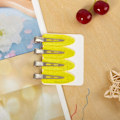 Pikkukuva 1 / 8: 4 kpl saumatonta, ei taivutettavaa hiusklipsiä, meikkiä, ei rypistyviä hiusklipsejä, hiukset, keltainen, 4 kpl Yellow 4PCS