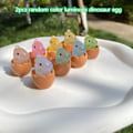 Miniatyrbilde 1 av 6: 8 stk Mini Cartoon lysende pyntegjenstander i Resin til bilinnredning - Tilfeldig farge 8 stk Random Color 8Pcs