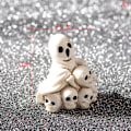 Pikkukuva 1 / 8: Halloween-koristehahmo Miniatyyri piirretty Muumio Kallo Mikro La A3 onesize A3 onesize