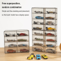 Miniatyrbild 5 av 5: 1:64 För Hot Wheels Display Box Bilmodell Leksaksskåp Rack För Hot Wheels Bilar Diecast Förvaring Akryl Dammtät Display Box A
