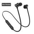 Pikkukuva 1 / 5: Langattomat magneettiset Bluetooth-kuulokkeet Handsfree-kuulokkeet mikrofonilla Melunvaimennuskuulokkeet Huawei Xiaomi Samsungille laatikolla musta327 with box black327