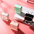 Pikkukuva 3 / 5: Suloinen mini kannettava Bluetooth-kaiutin (vaaleanpunainen)