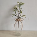 Miniatyrbillede 6 af 8: 9,8 tommer julemistelten pynt, hængende sneklump til julepynt