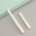 Miniatyrbillede 7 af 8: 1. foldbar øjenbryns trimmer Hår fjernelse værktøj Ansigt barberblad Grøn onesize Green onesize