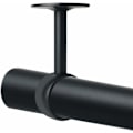 Miniatyrbilde 2 av 5: Gardinstangfester for tak, 32 mm, Matt Svart Rustfritt Stål, 2 stk - Kraftig Hold