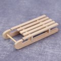 Miniatyrbillede 5 af 5: 1/12 Dukkehus Jul Scene Model Slæde Juleæske Sæt Dockhus Miniature Dele Null - Juleæske