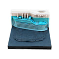 Miniatyrbillede 1 af 6: Skrivebords kalender med LED-lamper 16 one size 16 one size