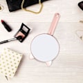 Miniatyrbillede 4 af 5: Skrivebordsmakeup spejl skønhedsspejl forstærker spejl bærbar