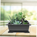 Miniatyrbild 3 av 5: Plastkrukor för suckulenter er er er Trädgårdskrukor Krukor Rektangulär kruka för suckulenter Balkong Bonsai Kruka