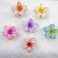 Miniatyrbilde 6 av 8: Pakke med 6 blomstrete sklisikre hårklemmer