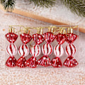 Pikkukuva 4 / 8: 6 kpl Joulu Lollipop Candy Cane -riipus Joulukuusi Koriste tai A1 yksi koko A1 one size
