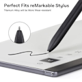 Miniatyrbillede 3 af 11: Udskiftningsspidser til S7+ NOTE10 20 S22 Stylus Pen i slidstærkt titaniumlegeringsmateriale, glatte kuglepenspidser, fine reserve-spidser null - C