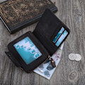 Miniatyrbillede 3 af 5: Mænd Læder Mode Pung Møntpung Kreditkortholder Clutch Lomme Billfold