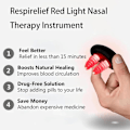 Miniatyrbilde 4 av 4: Respirelief rødt lys neseterapiinstrument, rødt lys neseterapi for nese, neseterapiapparat 1pcs