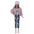 Miniatyrbild 4 av 5: 13 st 30cm Barbie dockkläder Mode päls päls vinter
