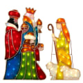 Miniatyrbild 3 av 5: Led julkrubba serien markstake akryl Jesus julkrubba set prydnad för hem utomhus trädgård gräsmatta dekoration null - 4