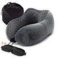 Miniatyrbillede 2 af 5: PC U-formet Memory Foam Nakkepude Blød Langsom Rebound Rumrejser Pude Solid Nakke Sengetøj