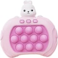 Pikkukuva 1 / 5: Pop It -peli - Pop It Pro -valaistu peli - Nopea painallus - Fidget-peli - Vaaleanpunainen - Vaaleanpunainen kani - vaaleanpunainen