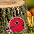 Miniatyrbild 5 av 5: Fe dörrar för utomhusträd, Miniatyr fe Gnome fönster