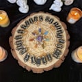 Miniatyrbild 5 av 5: 25st/ set Trärunor Sten Runas Piedra para Divination Natura