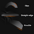 Miniatyrbillede 4 af 11: Anti-Slip Mus-Fødder til udskiftning af MX Vertical/MX Anywhere 3 - Slanke Mus-Skøjter - Holdbare - Sort