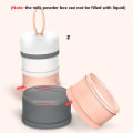 Miniatyrbillede 5 af 5: 5-lags Container Style Bærbar Baby Formel Mælk Opbevaring Ess Blå