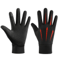 Pikkukuva 1 / 8: Vinter Touch -hansikkaat, kylmänkestävät moottoripyörä- ja pyöräilyhansikkaat, punainen, ONESIZE Red ONESIZE