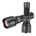 Miniatyrbillede 2 af 3: LED-lommelygte USB genopladelig teleskopisk zoom kraftig lommelygte