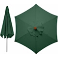 Miniatyrbillede 1 af 5: 3m Erstatningsovertræk til 6-Arms Haveparasol - Grøn