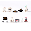 Pikkukuva 6 / 8: Halloween-koristehahmo Miniatyyri Piirretty Muumio Kallo Mikro La A8 onesize A8 onesize