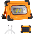 Miniatyrbillede 1 af 5: Genopladelig LED-projektør, 60W 4 tilstande LED-byggeplads F