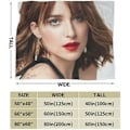 Miniatyrbillede 4 af 5: Dakota Johnson-filt - Ultrablød flannelsen 3D-print Plysset tæppe Sengdekoration Sengetæppe til stuen Soveværelsesdekoration 50x40in 125x100cm