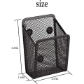 Pikkukuva 2 / 5: 2-pack magneettinen kynäteline, mesh-kynäteline Magneettinen riippuva Sto