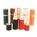 Miniatyrbilde 5 av 6: 5 ml lærflaske for parfyme, bærbar spray, påfyllbar, tom, rød, 5 ml Red 5ml empty