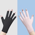 Miniatyrbild 2 av 8: 1 par Anti UV-handskar UV-sköldhandske Nail Art Tool Black