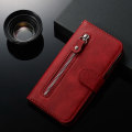 Miniatyrbillede 5 af 5: Etui til Samsung Galaxy S20 5g Cover Case Pungetui Magnetisk lukning Kortpladser Blød Tpu Premium Pu Læder Magnetic Flip - Rød Rød A