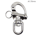 Miniatyrbilde 1 av 8: 316 Rustfritt stål vridbar snäppbygel Quick Release Båtankare Ch A1 one size A1 one size