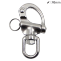 Miniatyrbillede 1 af 8: 316 Rustfrit stål drejelig snaplås Quick Release Bådanch A1 one size A1 one size