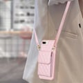 Pikkukuva 2 / 5: Bf22-tyyli iPhone 6 Plus / 6s Plus / 7 Plus / 8 Plus Kickstand Nahka + TPU-kotelo Korttitasku Kansi Vaaleanpunainen